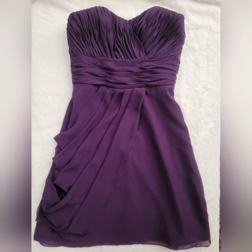 Jordan Amethyst/Purple Strapless Dress